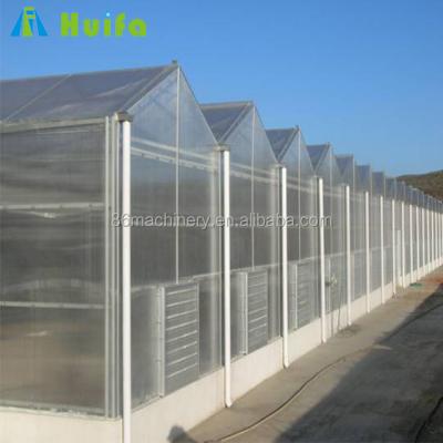 China New Design UV Resistant Polycarbonate Growing Greenhouse Sheet Polycarbonate Greenhouse Prices for sale