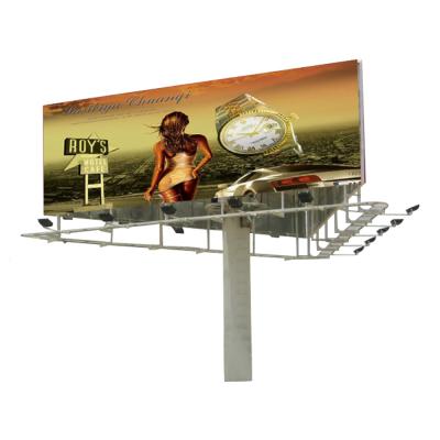 China Outdoor Steel Structure Three Side Advertising Led Billboards Display for sale