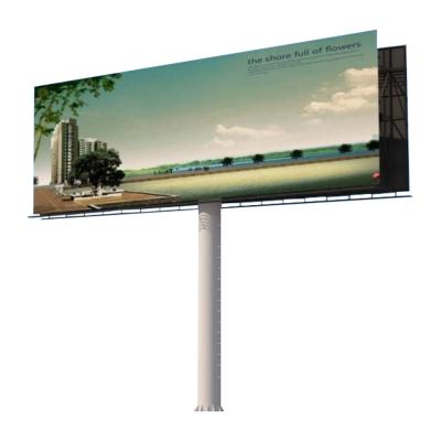 China V Shaped Steel Structure Billboard Outdoor Double Side Outdoor Billboard for sale