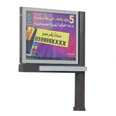 China Hign Steel Quality Outdoor Large Size Advertising Billboard / Led Billboard Advertising Display for sale