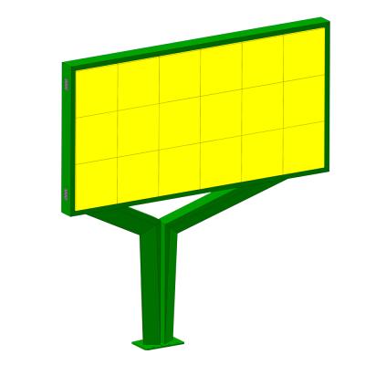 China Full Color Steel P6 P8 P10 Outdoor LED Screen Display And LED Billboard Structure for sale