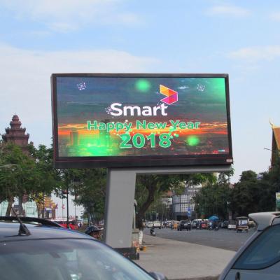 China P8 P10 LED Screen Billboard Outdoor Advertising LED Digital Display Outdoor Billboards for sale