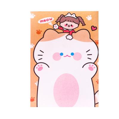 China Self Adhesive Cute Girls N-Time Sticker Pad Study Office Notes Sticky Notes INS Notepad for sale