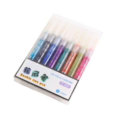 China Drawing Pens Watercolor Effect Durable Flexible Tip DIY Painting Marker Set Art Markers for sale