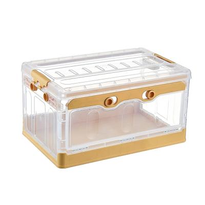 China Viable Wholesale Plastic Folding Storage Boxes and Chuck Box Storage Camping Box 2021 New Factory Wholesale Price Camp Kitchen Bins Carton for sale