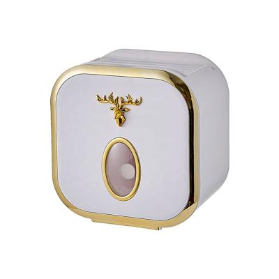 China Factory Price Viable Good Quality Customized White Simple Nordic Organizer Elk Holder Tissue Box for sale