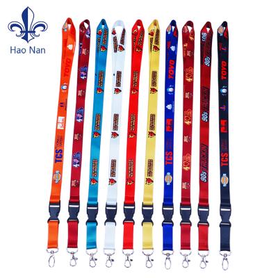 China Wholesale Administrative Staff No Min Order Colorful Personalized Lanyard Polyester Printed Lanyard With Logo Custom for sale