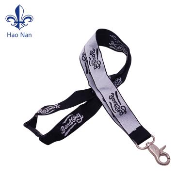 China Promotional Gift No Minimum Order Lanyard Logo Customized Polyester Woven Lanyards With Custom Logo for sale