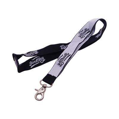 China Custom Polyester Woven Jacquard Polyester Lanyard Straps Polyester Webbing With No Min Order for sale