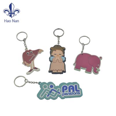 China PromotionGifts Wholesale Custom Personalized PVC Soft Rubber Key Chain For Gift Items for sale