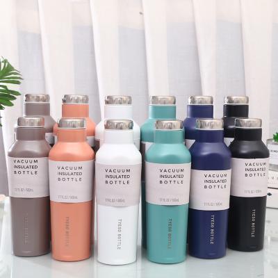 China Hot-selling Outdoor Thermal Mug 750ml 500ml Large Capacity Vacuum Outdoor Travel Thermal Flask for sale