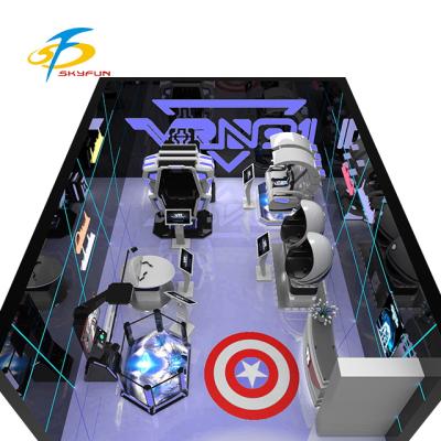 China Free one-stop experience station VR design vr theme park 9D virtual reality cinema for sale for sale