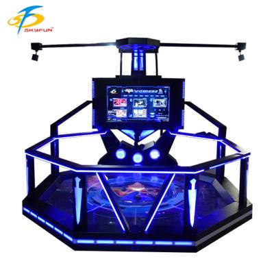 China SKYFUN H Theme Park Vive 9D VR TC Shooting gameSimulator interactive dynamic motion game machine for sale