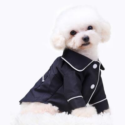 China CLASSICS Free Sample Dog Clothes Vendors Comfortable Floral Pet Cat Dog Shirt Pajamas With Button for sale