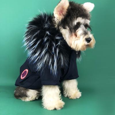 China High Quality Viable Luxury Thickened Warm Clothing Cat Puppy Dog Coat Jacket Winter Pet Clothing Clothes for sale