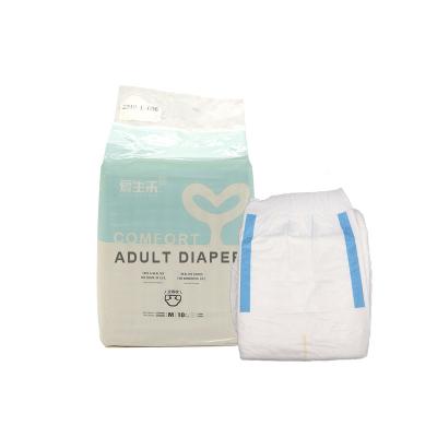 China New Product S M Xl Size Thick Adult Diaper Story Free Adult Diaper Plain Weave Diapers for sale