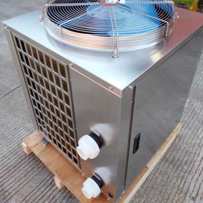 China Titanium Outdoor Air To Water Heat Exchanger Hotel Commercial Pool Heat Pump Heat Pump for sale