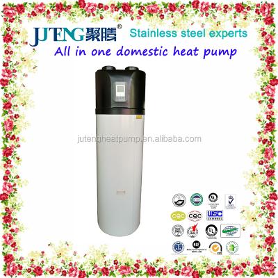 China Sanitary/Home Salon/Villa/Beauty/Laundry/Dormitory All In One Top Type Domestic Hot Water 2.8kW Air Heat Source Air To Water Pump High Type Equipment Juteng for sale