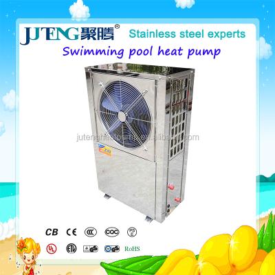 China Domestic other side type Juteng spa heater 2.5HP air source villa swimming pool heat pump 10kW equipment for sale