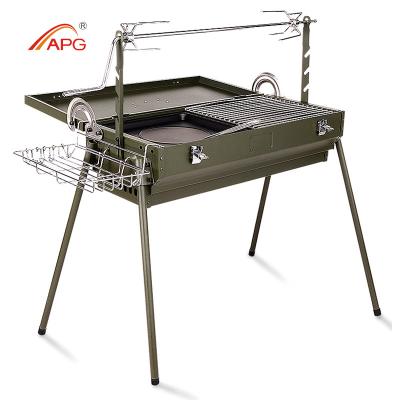 China APG Folding Charcoal BBQ Smokeless Portable Grill for sale