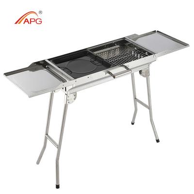 China APG Folding Charcoal BBQ Smokeless Portable Grill for sale