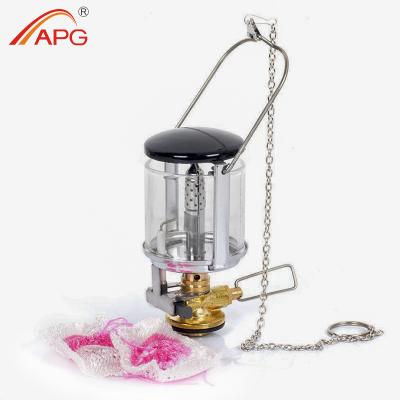 China Copper+Aluminum+ Zinc Alloy Lamp +Staniless Steel+Plastic APG Mini Portable Camping Gas Lantern for sale