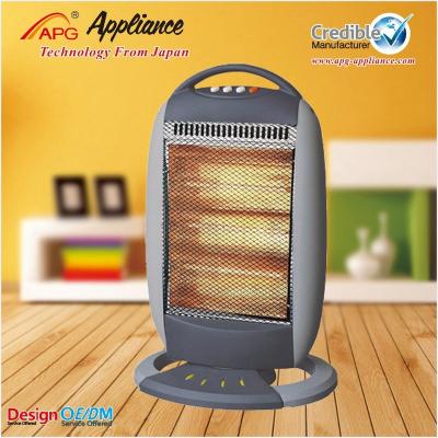 China Bedroom APG 220V Halogen Heater With Safety Tip-Over Switch for sale