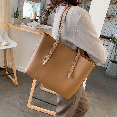 China Fashion Tote Bag Large Women Leather Handbags Large Capacity Ladies Bag PU Leather Bag for sale