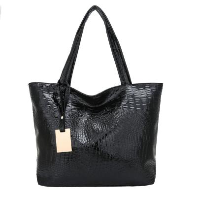 China Fashion New Fashion Handbags Bags 2020 Women Crocodile Zipper Handles Leather Handbag Bag for sale