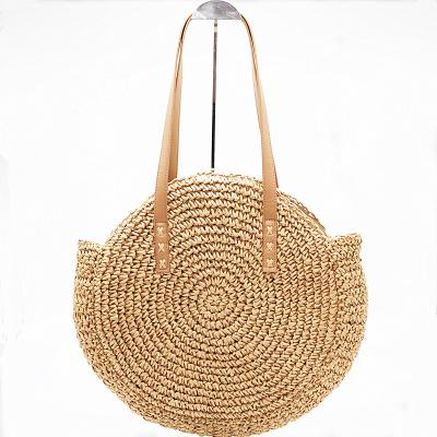 China Fashion Fashion Summer Around Straw Large Woven Bag Purse For Women's Vocation Tote Handbags for sale