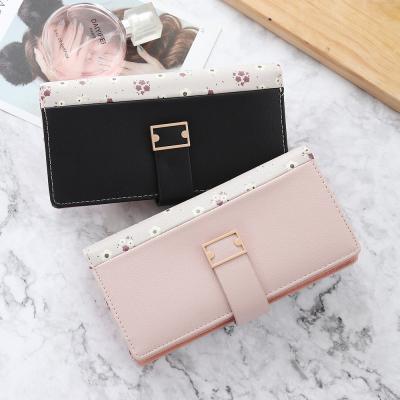 China Waterproof Korean Style Women Wallet Designer PU Wallet Fashion PU Leather Female Card Holder Money Day Female Clutch Bag for sale