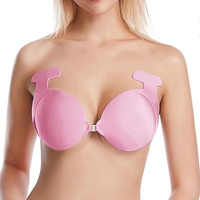 China Print Breathable Silicone One Piece Leopard Breast Lift Women Pies Rabbit Ear Nipple Covers Strapless for sale