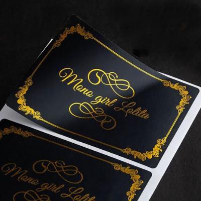 China Customerized Hot Stamping Foil Labels for sale