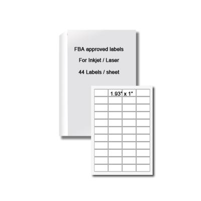 China Barcode FBA Approved Label Sheets for sale