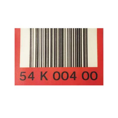 China Custom Barcode Scratch Anti - Off Variable Data Vinyl Waterproof Printed Barcode Labels For Warehouse for sale