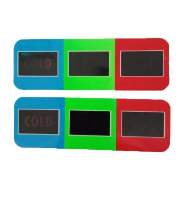 China Temperature Indicator Heat Sensitive Label for sale