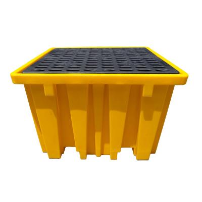 China Safe Storage For Oil Or Chemical Liquid Plastic IBC Spill Containment Pallets for sale