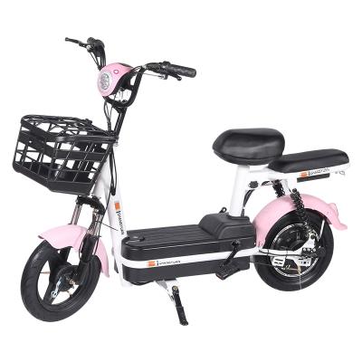 China Cheap Two Wheel 350W Motor Brushless Adult Electric Road Bicycle Electric Bike Custom 143*32*70cm for sale