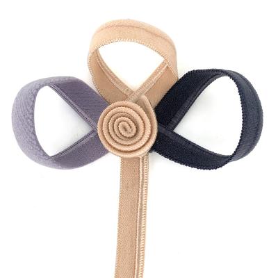 China New Fashion Design Elastic Shinny Sharpen Elastic Band Piping Bra Ties Elastic Strap For Underwear for sale