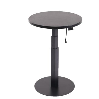 China (Size) Sit Stand Single Motor Table Adjustable One Leg Height Adjustable Smart Computer Desk for Home Office for sale