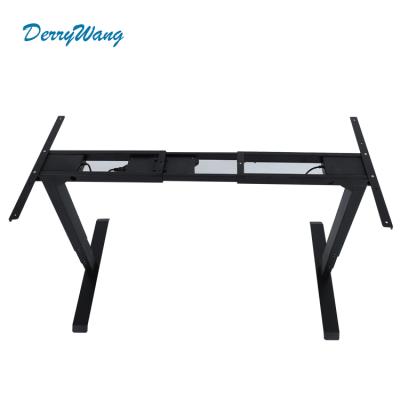 China Adjustable (Height) Adjust Table Position Motor Desk Electronic Double Height Adjustable Desk Legs for sale