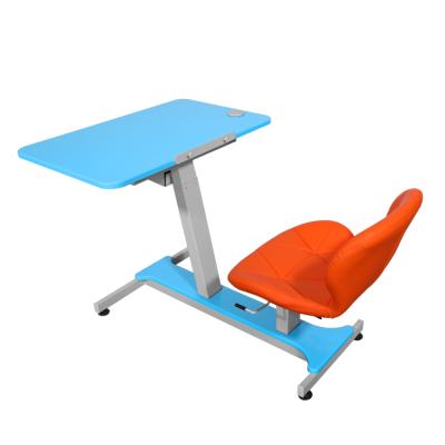 China (Size) new model and design adjustable 3-18 years old ergonomic kids study desk table and chair kids painting desk for kids for sale