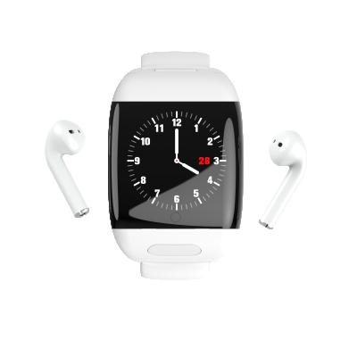 China Touch screen newly launched two-in-one earbud smart watch model G36 design new sports fitness in-ear smart watch for sale