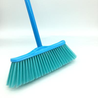 China Home Escobas Cultivating Tools Broomstick Dustpan Household Cleaning Soft Plastic Broom for sale