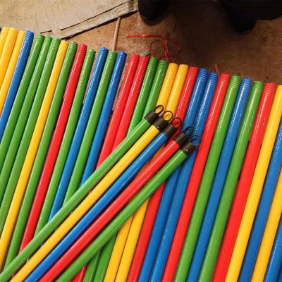 China Home PVC Coated Wooden Broom Handle Stick Broom Stick From China Factory for sale