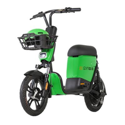 China Adult Electric Scooter Unisex Sharing Electric Bicycle Electric Motorcycle With Seat for sale