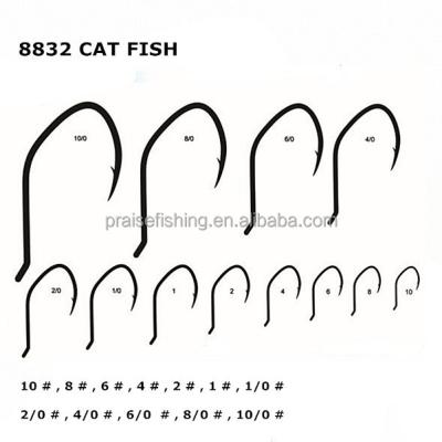 China Wholesale CAT FISH nickel hook PR-8832 high carbon steel blanks high carbon steel for sale