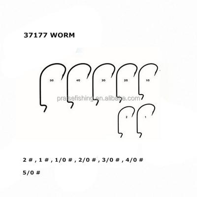 China High Carbon Steel With 20 Years Manufacturer Experience Pr-37177 High Carbon Steel Hook Fishing Hook Circle Worm for sale