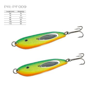 China Colorful Metal Spinner Lure Metal Spoons PR-PF009 for sale