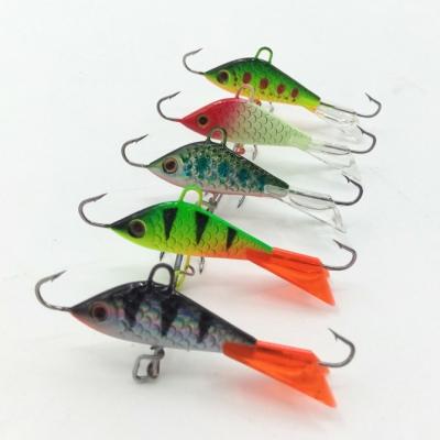 China Fish 5cm Winter Lead Ice Fishing Lure Vertical Fishing Hook 7.4g Ice Balance Building Jigs for sale